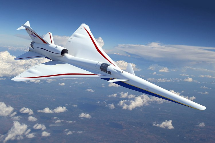 Концептуальный вид X-59. Источник изображения: NASA