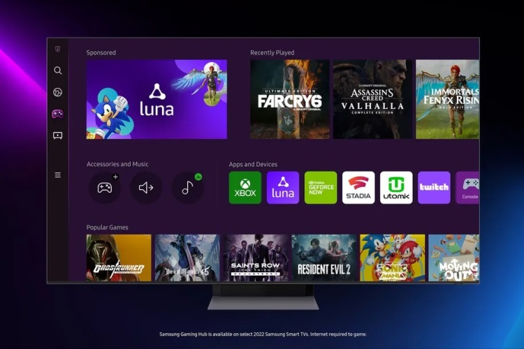 TVs da Samsung recebem apps do Xbox Cloud Gaming e GeForce Now