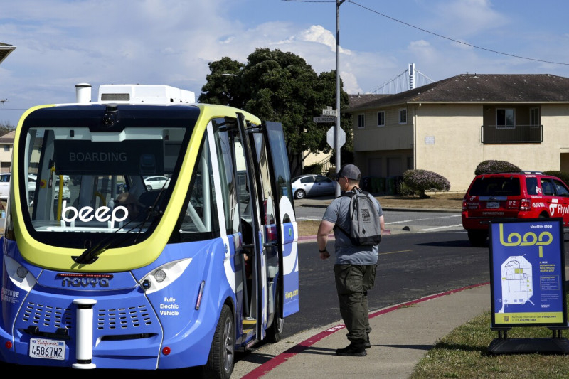 Cidade de São Francisco começa a testar ônibus autônomos